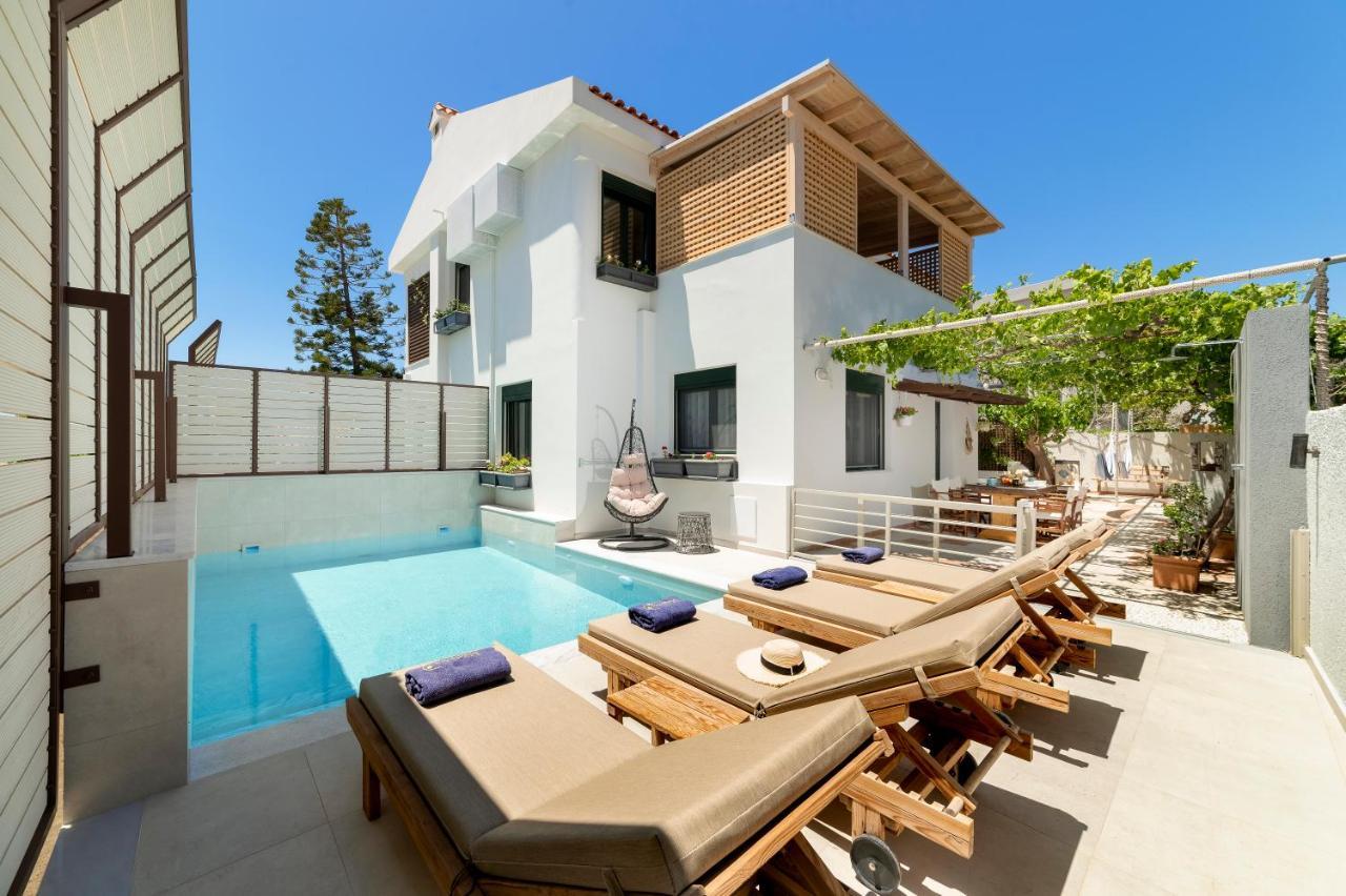 Paradisos Luxury Villas Next To Beach Koutsourás Exterior photo
