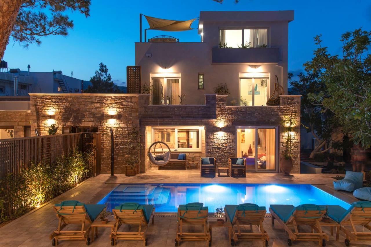 Paradisos Luxury Villas Next To Beach Koutsourás Exterior photo