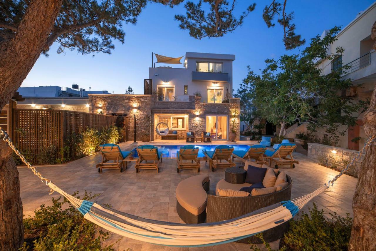 Paradisos Luxury Villas Next To Beach Koutsourás Exterior photo